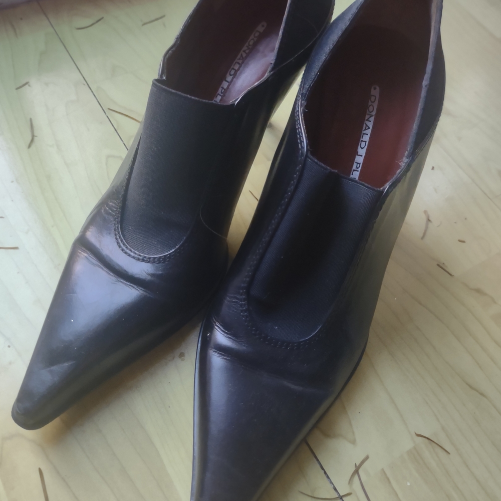 Donald J. Pliner Black Heeled Boots for Women